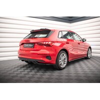 Central Rear Splitter for Audi A3 8Y Sportback