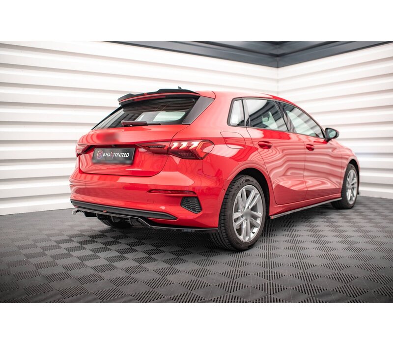 Central Rear Splitter voor Audi A3 8Y Sportback