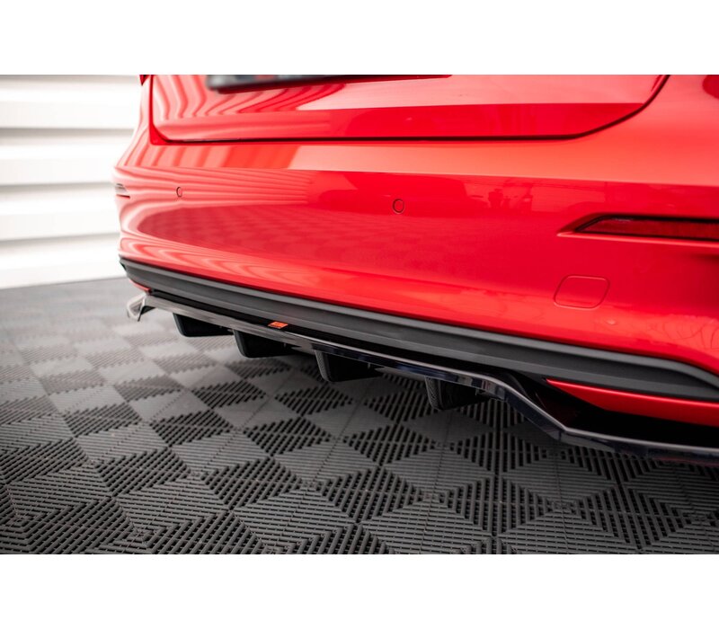 Central Rear Splitter für Audi A3 8Y Sportback