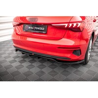 Central Rear Splitter for Audi A3 8Y Sportback