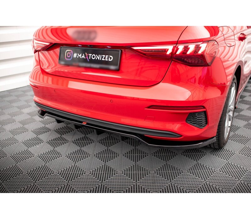 Central Rear Splitter for Audi A3 8Y Sportback