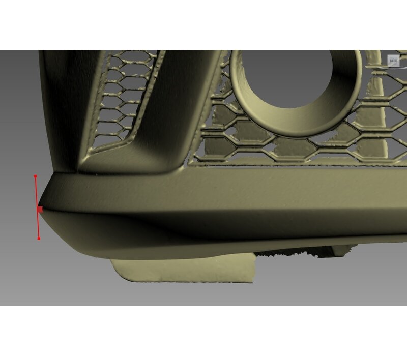Front Splitter for Audi A6 C7 with RS6 Look Front Bumper