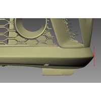 Front Splitter for Audi A6 C7 with RS6 Look Front Bumper