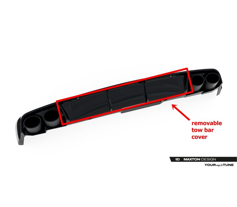 Aggressive Diffuser voor Audi A6 C8 Sedan / Avant