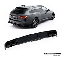 Aggressive Diffusor für Audi A6 C8 Sedan / Avant