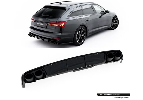 Maxton Design Aggressive Diffuser voor Audi A6 C8 Sedan / Avant