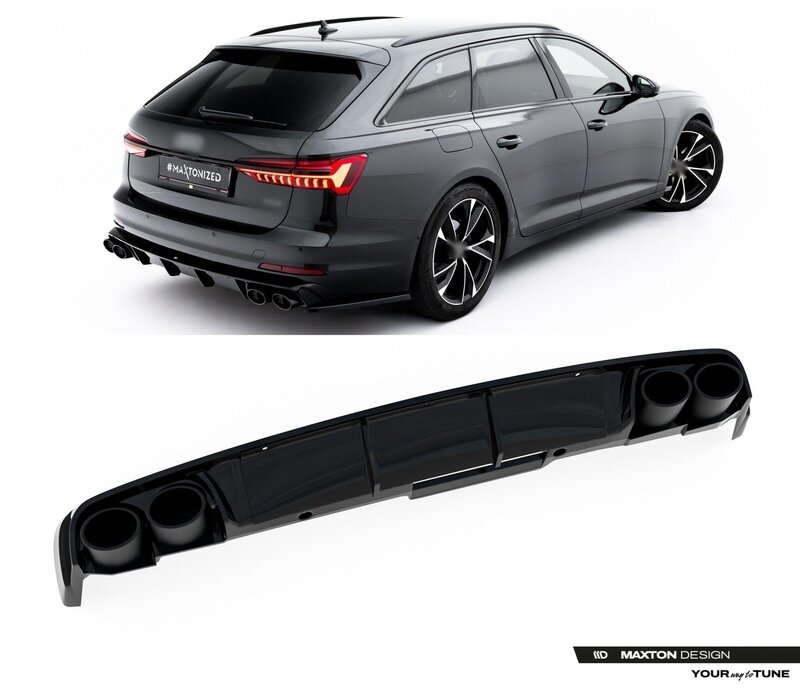 Aggressive Diffuser voor Audi A6 C8 Sedan / Avant