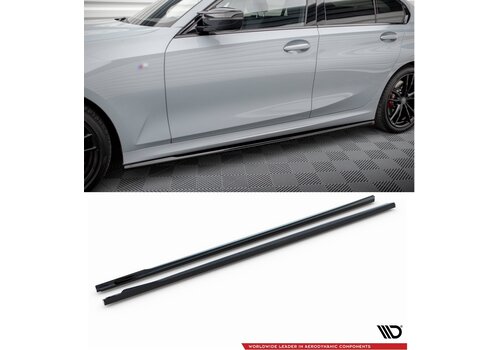 Maxton Design Side Skirts Diffuser voor BMW 3 serie G20 / G21 Facelift M-Pack