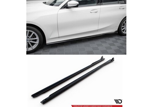Maxton Design Side Skirts Diffuser voor BMW 3 serie G20 / G21 Standaard Facelift