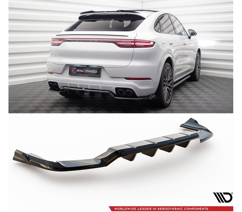 Rear Splitter voor Porsche Cayenne Coupe / SUV