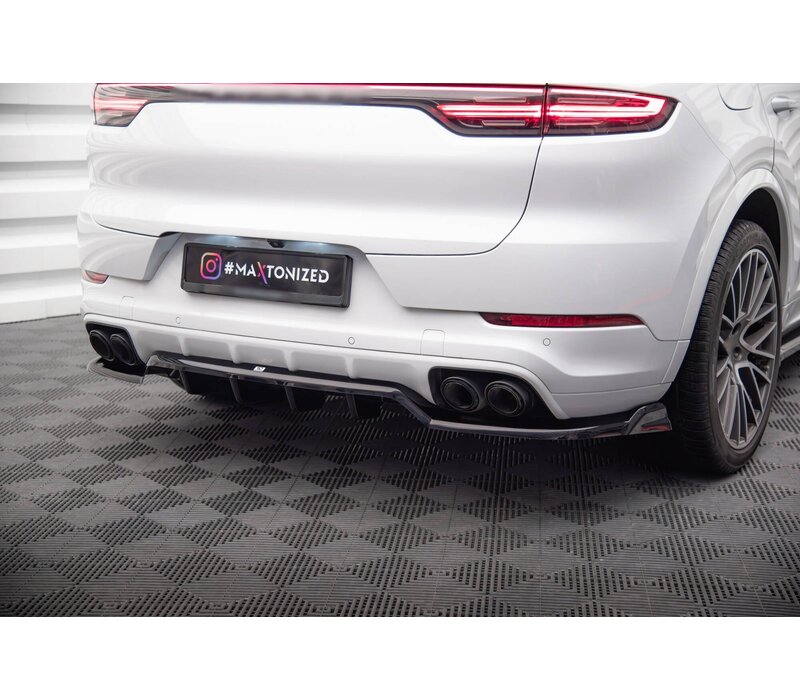 Rear Splitter (with vertical bars) for Porsche Cayenne Coupe / SUV