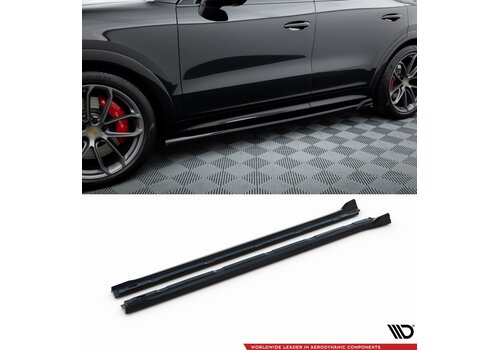 Maxton Design Side Skirts Diffuser V.2 voor Porsche Cayenne Coupe / SUV