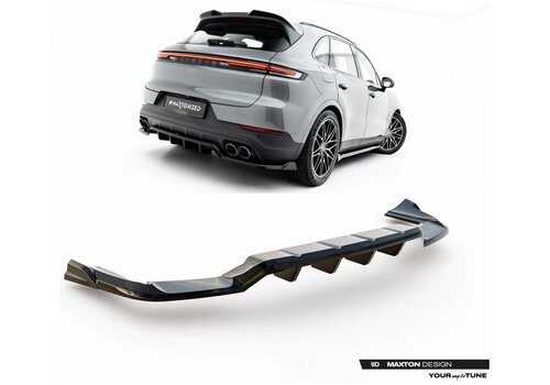 Maxton Design Rear Splitter (with vertical bars) für Porsche Cayenne Coupe / SUV