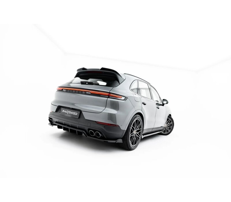 Rear Splitter (with vertical bars) for Porsche Cayenne Coupe / SUV