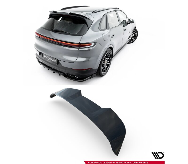 Roof Spoiler Extension 3D for Porsche Cayenne SUV Sport Design