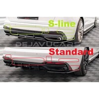S4 Look Diffusor für Audi A4 B9.5 S line Facelift