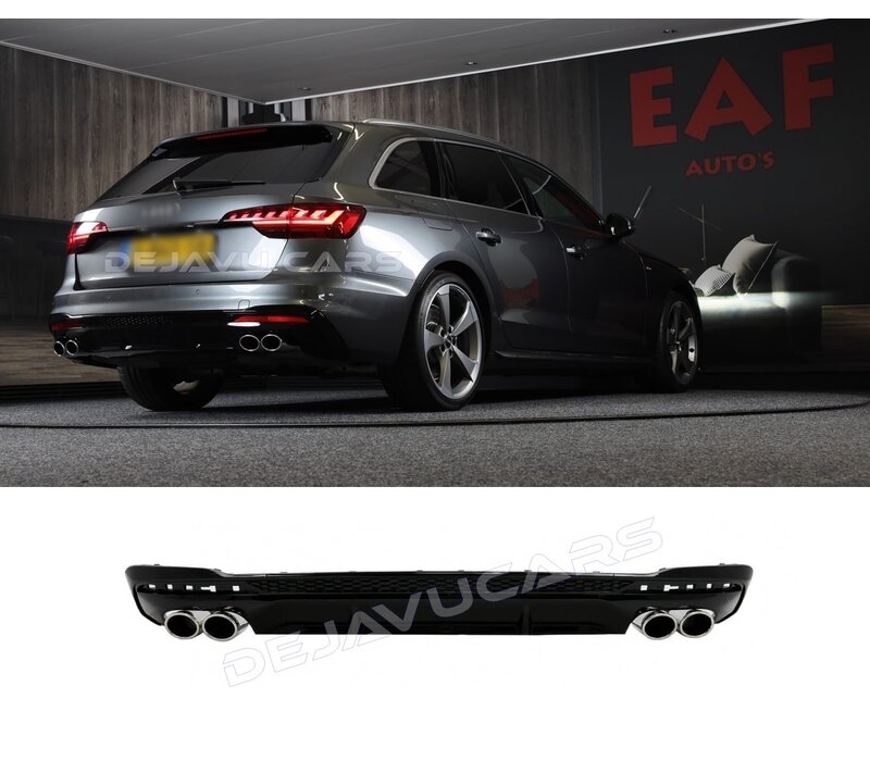 S4 Look Diffuser for Audi A4 B9.5 S line Facelift