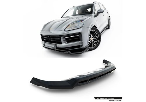 Maxton Design Front Splitter voor Porsche Cayenne SUV / Coupe Facelift