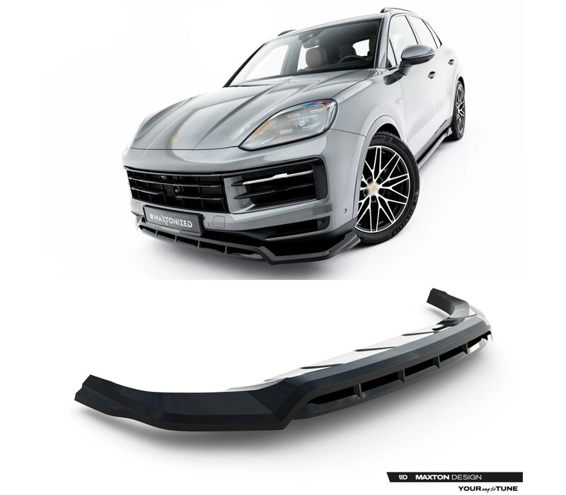 Front Splitter voor Porsche Cayenne SUV / Coupe Facelift