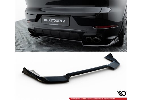 Maxton Design Rear Splitter for Porsche Cayenne SUV / Coupe Sport Design