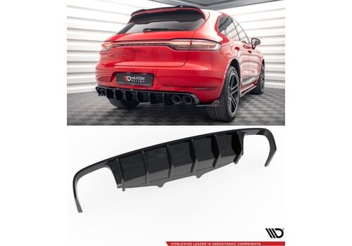 Maxton Design Aggressive Diffuser voor Porsche Macan GTS / Sport Design Mk1 Facelift