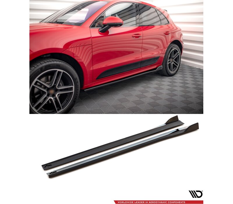 Side Skirts Diffuser for Porsche Macan GTS / Sport Design Mk1