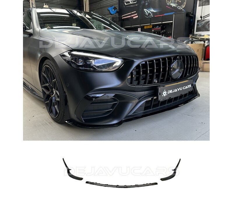 Aggressive Front splitter voor Mercedes Benz C Klasse W206