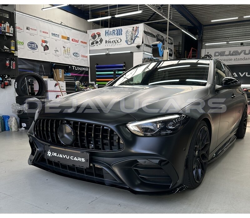Aggressive Front splitter voor Mercedes Benz C Klasse W206