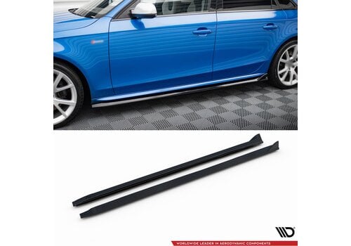 Maxton Design Side skirts Diffuser voor V.4 Audi A4 B8/B8.5 / S4 / S line