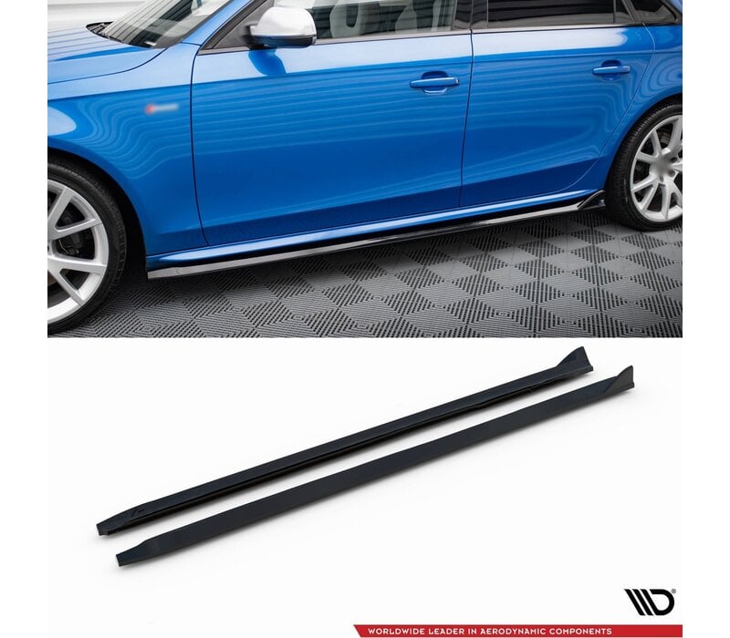 Side skirts Diffuser V.4 voor Audi A4 B8/B8.5 / S4 / S line