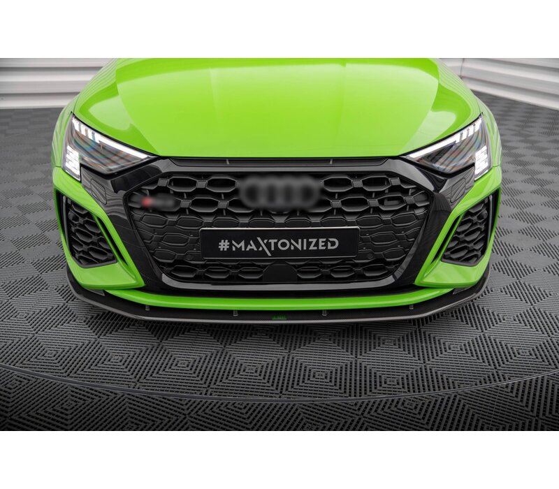 Maxton Carbon Front Splitter for Audi RS3 8Y Sedan / Sportback