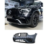 Facelift GLC63 AMG Look Front bumper for Mercedes Benz GLC-Class C253 Coupe Facelift / X253 SUV Facelift