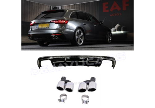 OEM Line ® S4 Look Diffusor für Audi A4 B9.5 S line Facelift