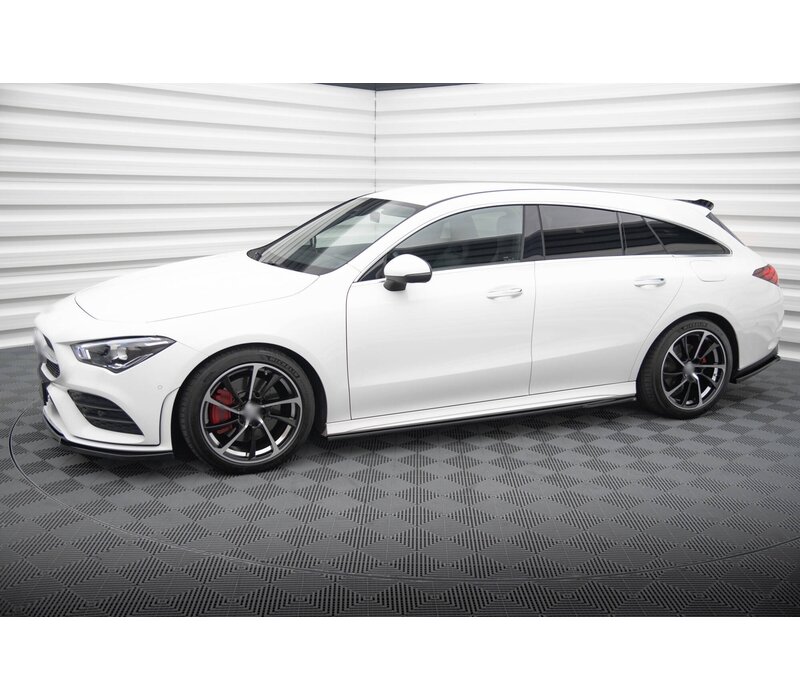 Side Skirts Diffuser for Mercedes Benz CLA Class CLA35  AMG / W118 C118 X118 AMG Line