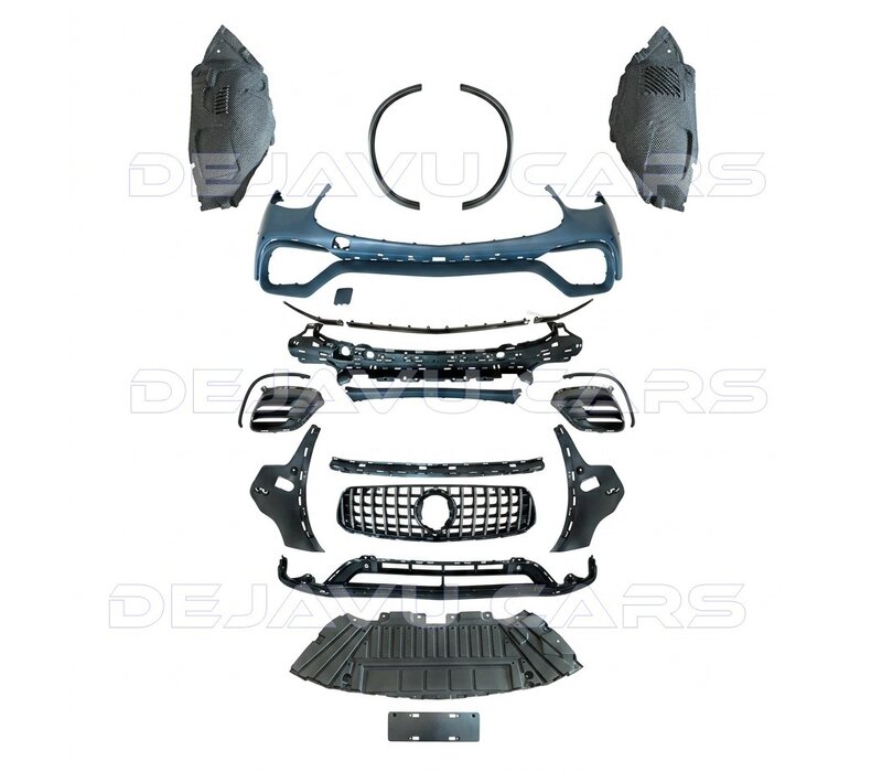 Facelift GLC63 AMG Look Front bumper for Mercedes Benz GLC-Class C253 Coupe Facelift / X253 SUV Facelift