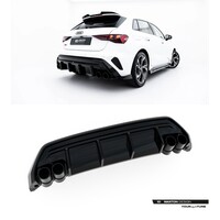 Aggressive Diffuser for Audi A3 8Y S line Sportback Facelift