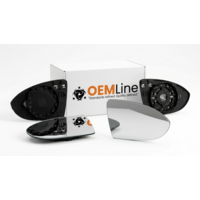 Spiegelglas voor Volkswagen Golf 7 7.5 GTI GTD GTE R R-Line