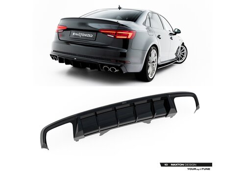 Maxton Design Aggressive Diffuser voor Audi S4 B9 Sedan / Avant