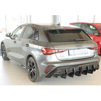 Aggressive Diffusor für Audi A3 8Y S-line Facelift