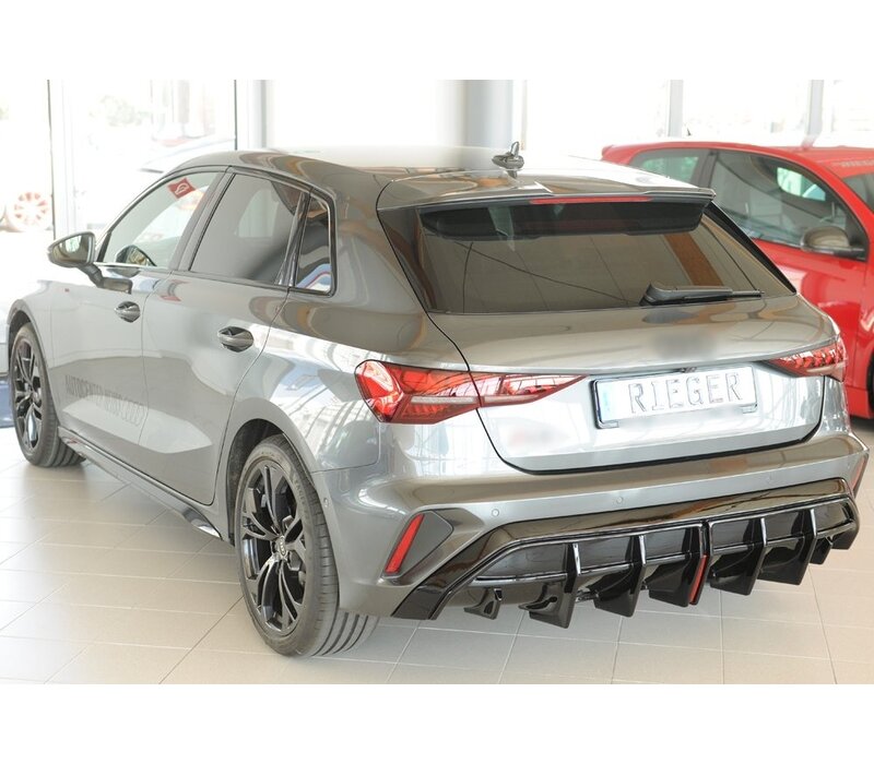 Aggressive Diffuser voor Audi A3 8Y S-line Facelift