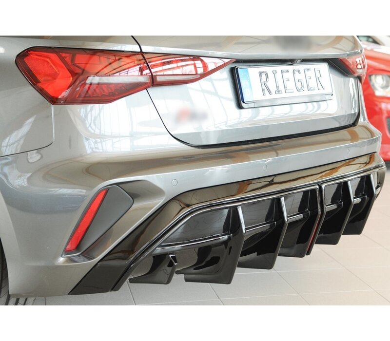 Aggressive Diffuser voor Audi A3 8Y S-line Facelift