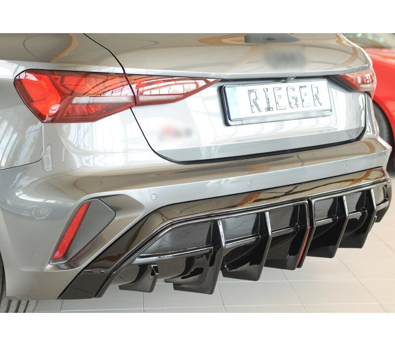 Aggressive Diffuser voor Audi A3 8Y S-line Facelift