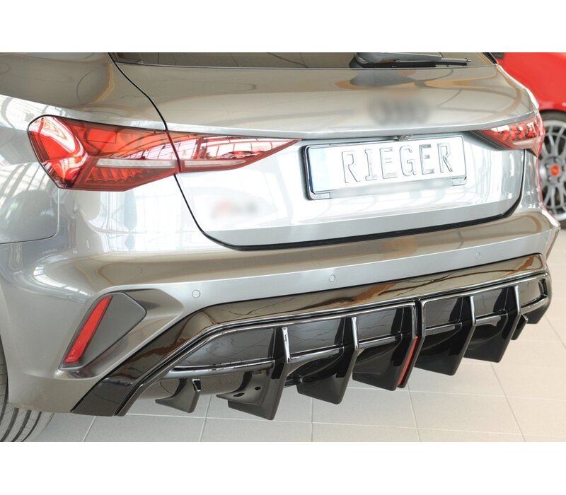 Aggressive Diffuser for Audi A3 8Y S-line Facelift