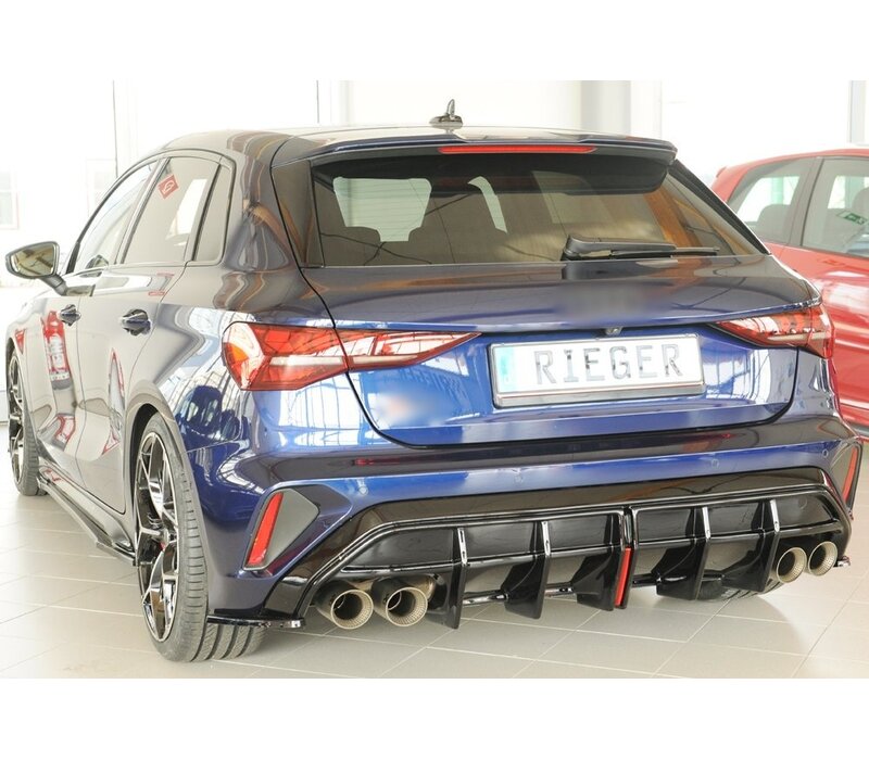 Aggressive Diffuser voor Audi A3 8Y S-line / S3 8Y Facelift