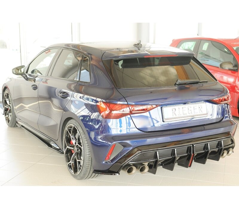 Aggressive Diffuser voor Audi A3 8Y S-line / S3 8Y Facelift