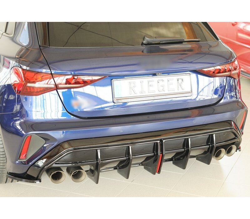 Aggressive Diffusor für Audi A3 8Y S-line / S3 8Y Facelift