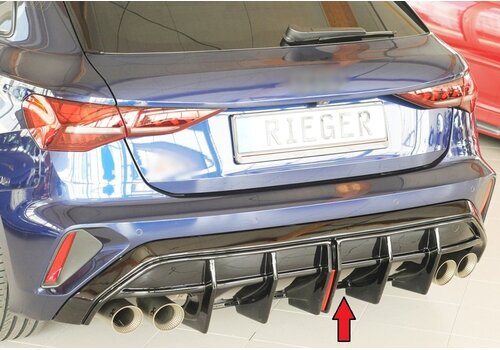Rieger Tuning Aggressive Diffuser for Audi A3 8Y S-line / S3 8Y Facelift