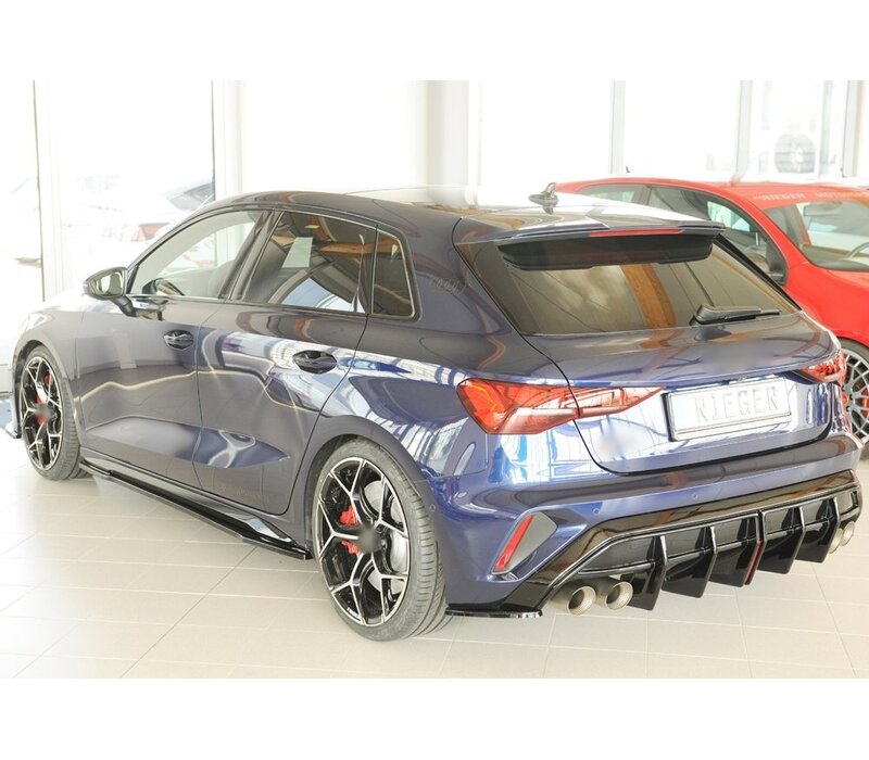 Rear Side Splitters für Audi A3 8Y S-line / S3 8Y Facelift