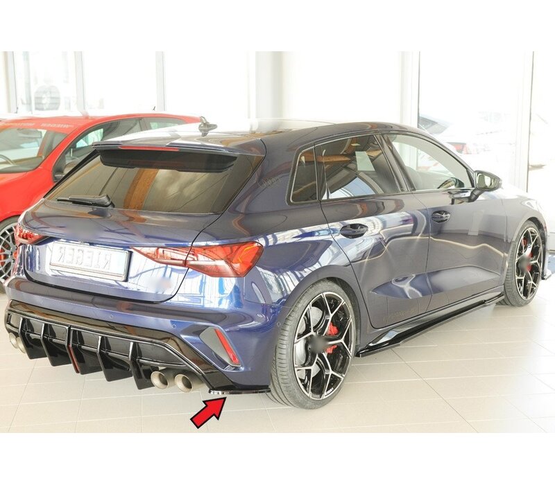 Rear Side Splitters für Audi A3 8Y S-line / S3 8Y Facelift