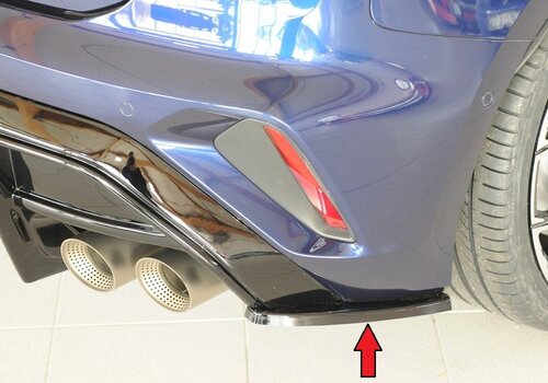 Rieger Tuning Rear Side Splitters for Audi A3 8Y S-line / S3 8Y Facelift